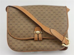 グッチ マイクロGG ショルダーバッグ GUCCI PVCレザ　